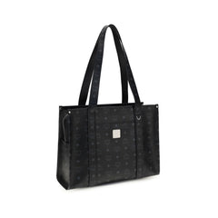 Black Fabric Shoulder Bag