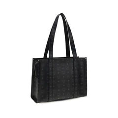 Black Fabric Shoulder Bag