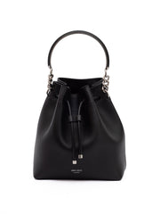 Black Bon Bon Leather Bucket