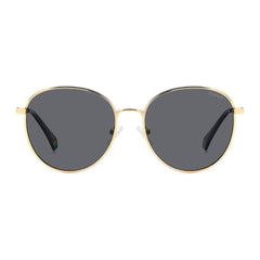 نظارات شمسية معدنية ذهبية