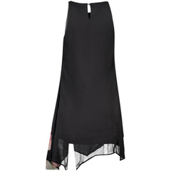 Black Polyester Women Dress