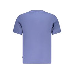 Blue Cotton Men's T-Shirt