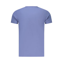 Blu Cotton Men T-Shirt