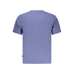 Blu Cotton Men T-Shirt