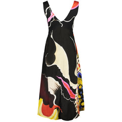 Black Viscose Women's Dress