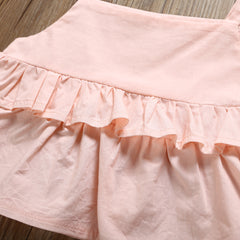 Children's suspender clothes suit