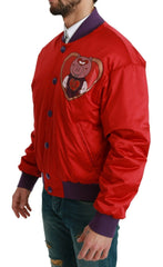 RED YEAR OF THE PIG Bomber Jacket