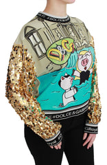 Year of the Pig Sequined Top Sweater
