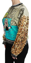Year of the Pig Sequined Top Sweater