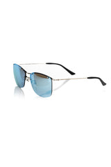 Silver Metallic Men Sunglasses