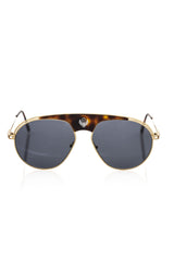 Brown Metallic Fibre Men Sunglass