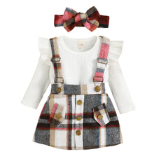Fashion With Skirt Girls' Two-piece Suit