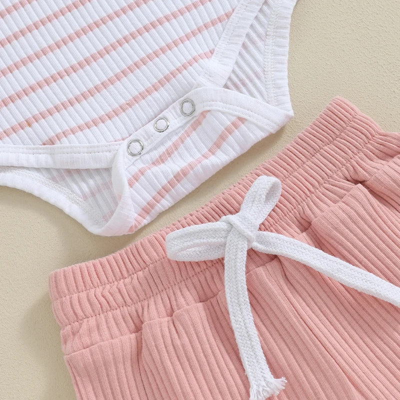 Baby Jumpsuit Short Sleeve Toddler Jumpsuit Romper Shorts Suit