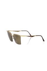 Gold Metallic Fiber Women's Sunglasses