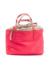 Red Polyester Women Shoulder Bag