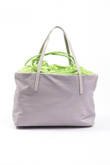 Gray Polyester Women Shoulder Bag