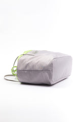 Gray Polyester Women Shoulder Bag