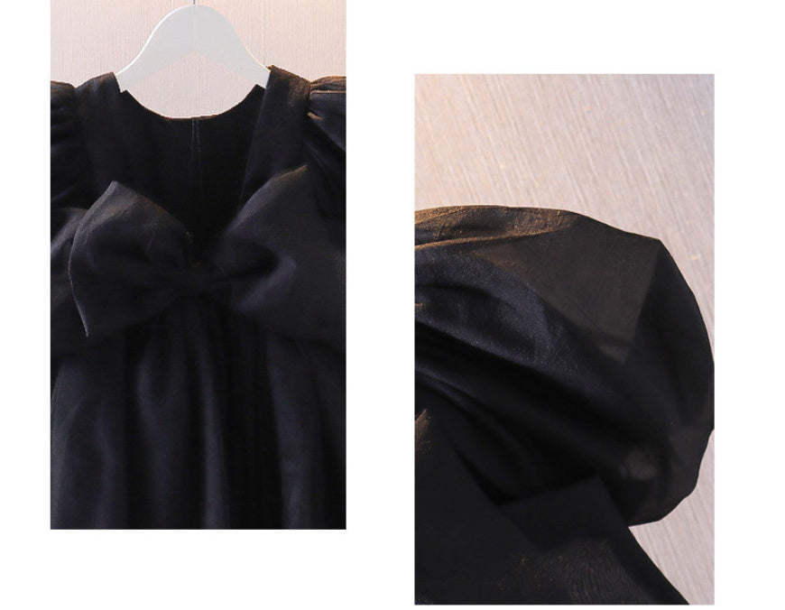 Korean Children Big Bow Dress