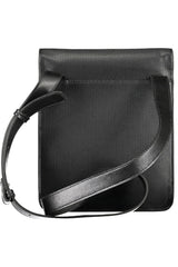 Black Polyester Men Shoulder Bag