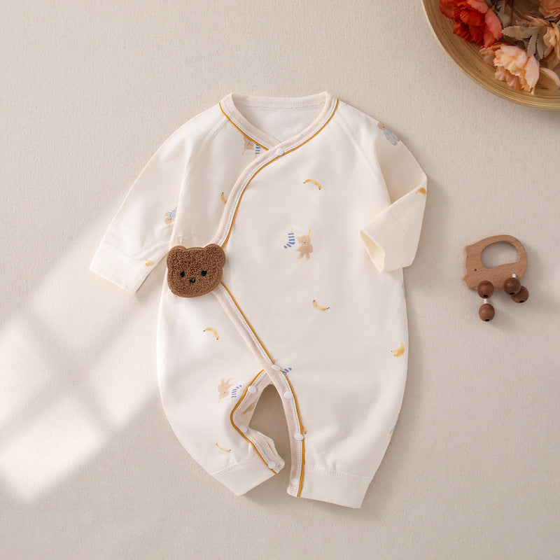 Newborn Jumpsuit Baby Butterfly Clothes Boneless Romper