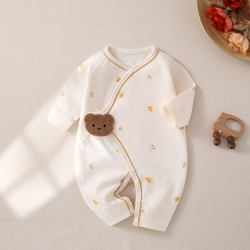 Newborn Jumpsuit Baby Butterfly Clothes Boneless Romper