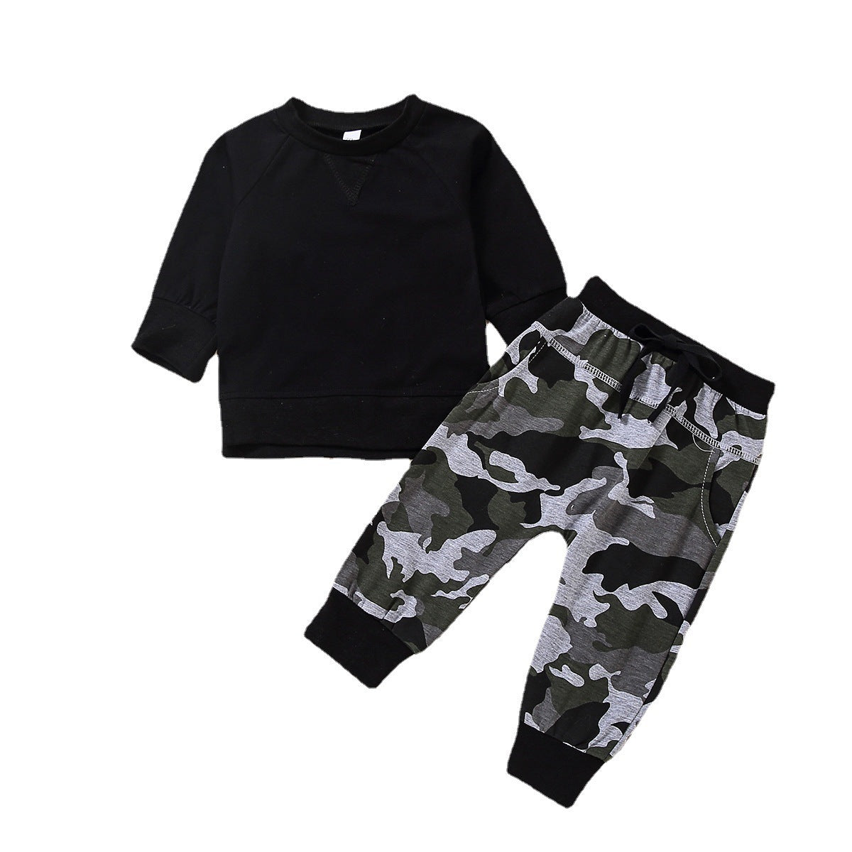 Long Sleeve Sweater Two-piece Pants