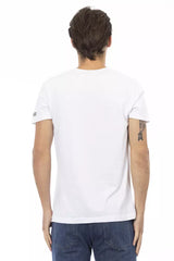 White Cotton Men's T-Shirt