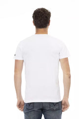 White Cotton Men's T-Shirt