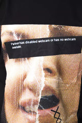 Black Cotton Men T-Shirt