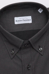 Black Cotton Men's Shirt