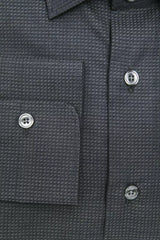 Black Cotton Men's Shirt