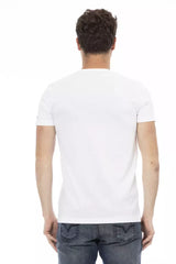 White Cotton Men's T-Shirt