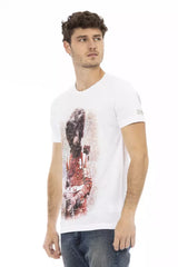 White Cotton Men's T-Shirt