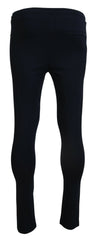 Blue Mens Sport Cotton Sweatpants Pants