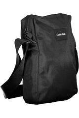 "Black Polyester Mens Shoulder Bag"