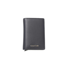 Blue Calfskin Men Wallet