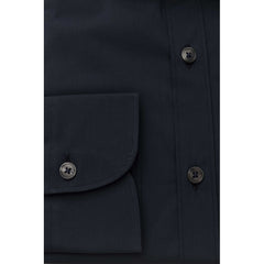 Blue Cotton Men Shirt
