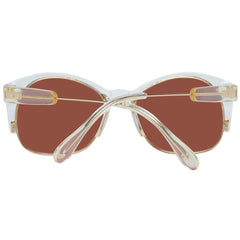 Gold Acetate & Metal Sunglasses