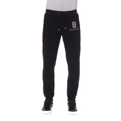 Black Cotton Men Pants