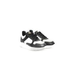 Black Cowhide Women's Sneaker