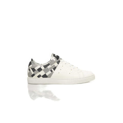 White Calfskin Men Sneaker