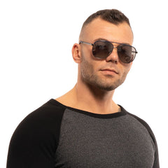 Gray Metal Sunglasses