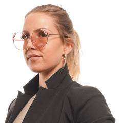 Rose Gold Metal Sunglasses