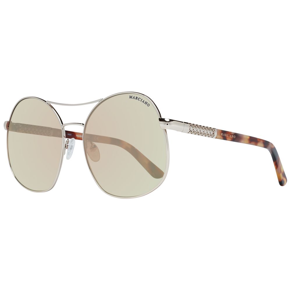Rose Gold Metal Sunglasses