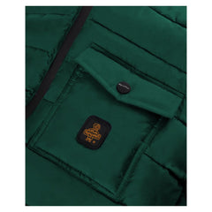 Green Nylon Men Jacket