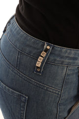 جينز قطني أزرق ضيق