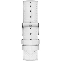 White Leather Watch