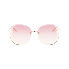 Rose Gold Metal Sunglasses