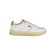 White Artificial Leather Sneaker