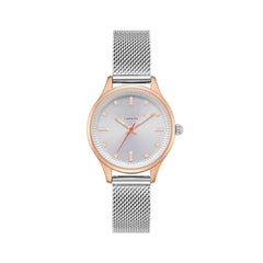 Silver Stainless Steel Dress Watch